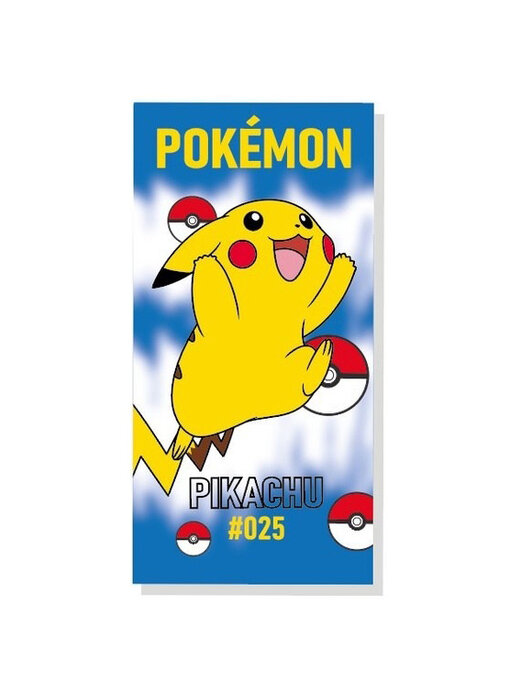 Pokémon Beach towel Pikachu #025 70 x 140 cm Polyester