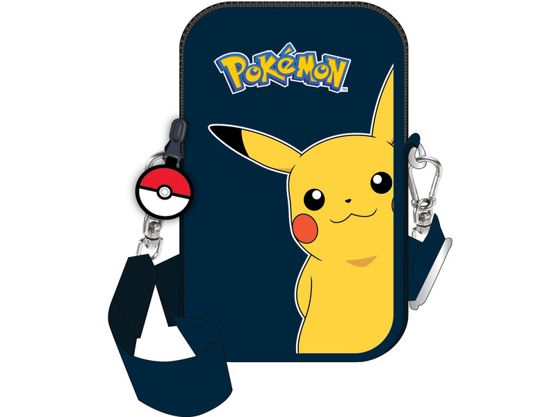 Pokémon Sac pour téléphone Pokeball - 18 x 11 x 2 cm - Polyester