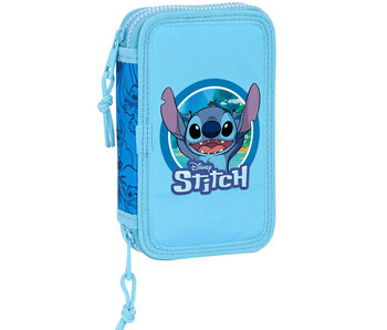 1 PC Disney Lilo & Stitch Pencil Case Zippered Bag -Pink