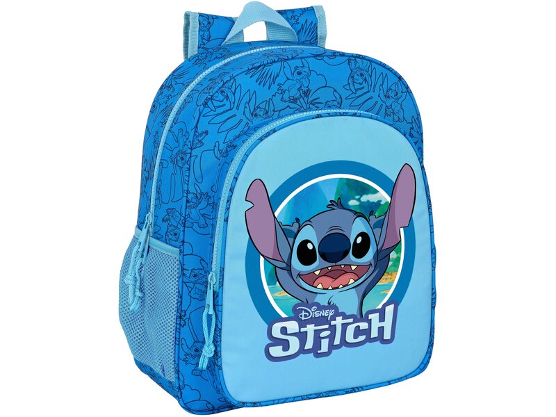 Disney Lilo & Stitch Rucksack, True Blue – 38 x 32 x 12 cm – Polyester