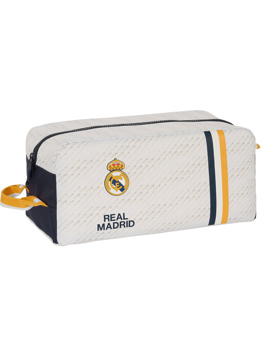 Real Madrid Sac à chaussures / trousse de toilette Los Blancos 34 x 18 Polyester