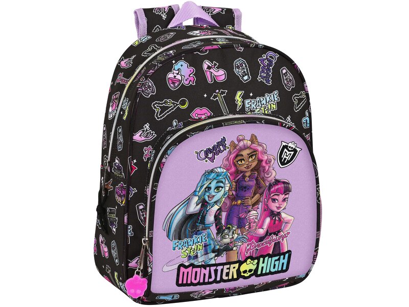 Monster High Rugzak, Creep - 34 x 28 x 10 cm - Polyester