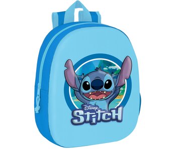 Disney Lilo & Stitch Rugzak 3D True Blue 33 x 27 cm Polyester