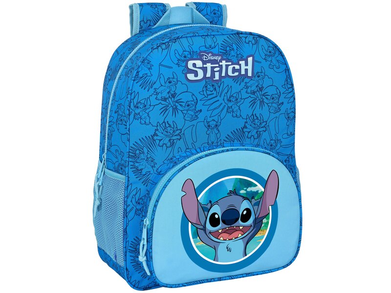 Disney Lilo & Stitch Backpack, True Blue - 42 x 33 x 14 cm - Polyester