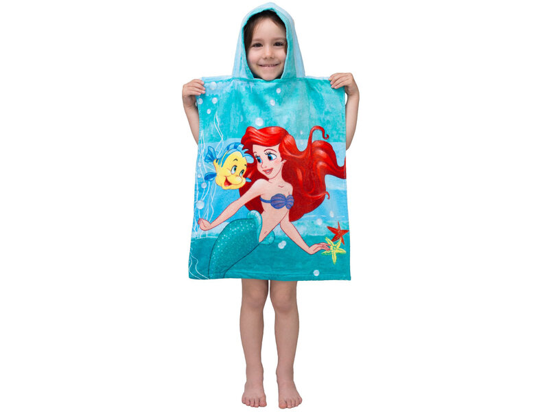 Disney Kleine Zeemeermin Poncho / Bath cape Ariel - 50 x 115 cm - Cotton