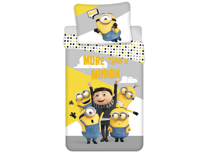 Minions Bettbezug Bello – Einzelbett – 140 x 200 cm – Baumwolle