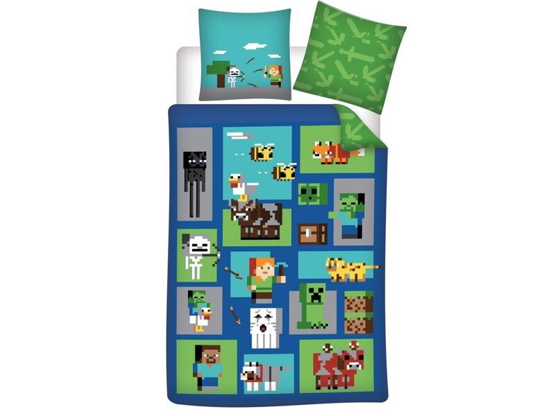 Minecraft Duvet cover Farming - Single - 140 x 200 cm - Cotton