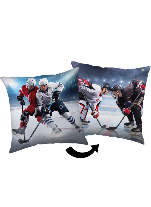 Hockey Coussin Face-Off 40 x 40 cm Polyester