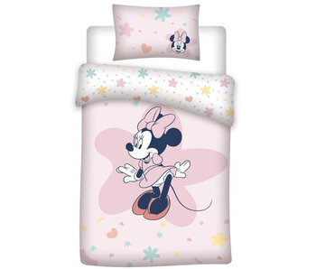 Disney Minnie Mouse Housse de couette BÉBÉ, Sweet 140 x 100 cm 40 x 60 cm coton