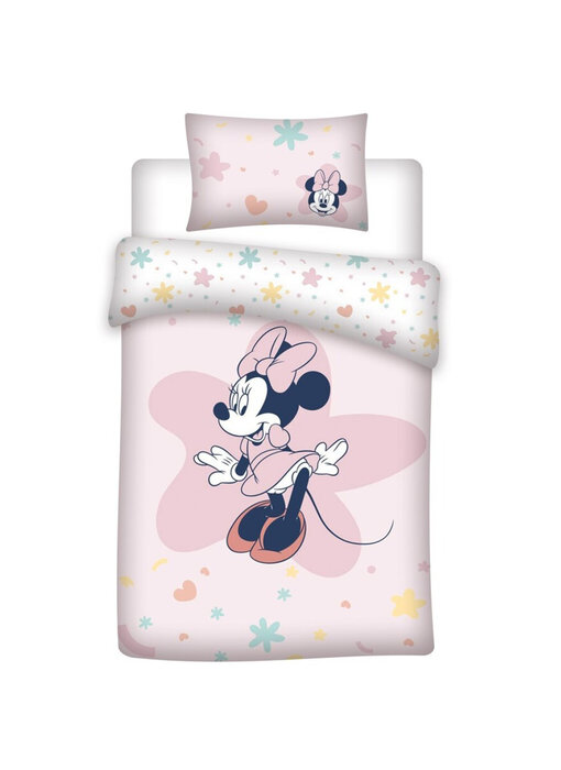 Disney Minnie Mouse BABY Bettbezug, Sweet 140 x 100 cm 40 x 60 cm Baumwolle