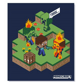 Minecraft Fleeceplaid Blaze - 110 x 140 cm - Polyester