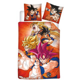 Dragon Ball Z Dekbedovertrek, Z Warrior - Eenpersoons - 140 x 200 - Polyester