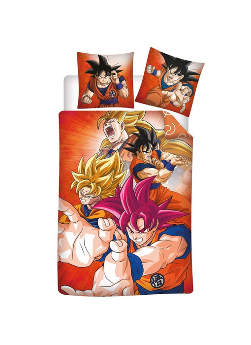 Dragon Ball Z Dekbedovertrek Z Warrior 140 x 200 + 63 x 63 cm Polyester