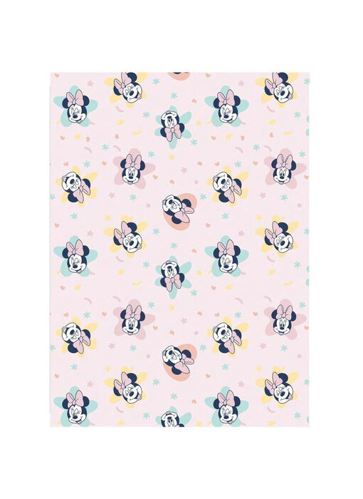 Disney Minnie Mouse Fleece plaid Stars 110 x 150 Polyester