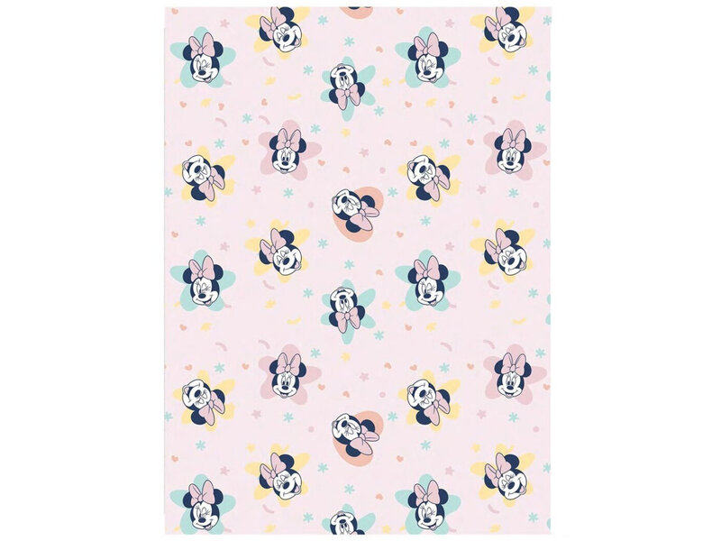 Disney Minnie Mouse Fleece-Plaid Stars – 110 x 150 cm – Polyester