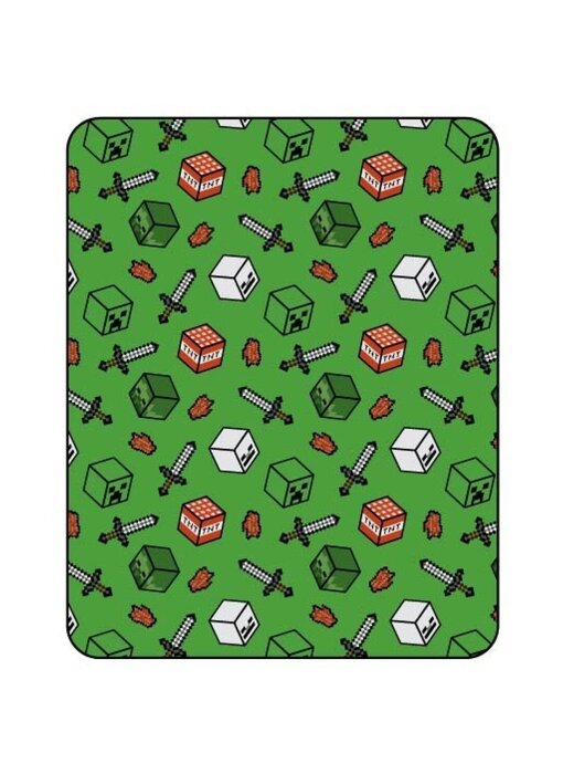 Minecraft Fleeceplaid Symbol 110 x 150 Polyester