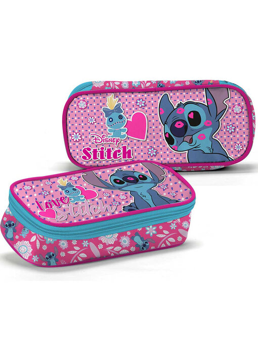 Disney Lilo & Stitch Pencil case In Love 22 x 5 cm Polyester