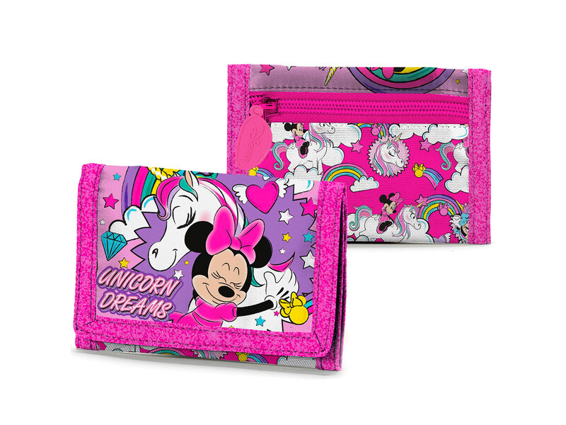 Disney Minnie Mouse Geldbörse Unicorn Dreams - 13 x 8 cm - Polyester