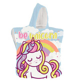 Unicorn Poncho, Rainbow - 50 x 100 cm - Polyester