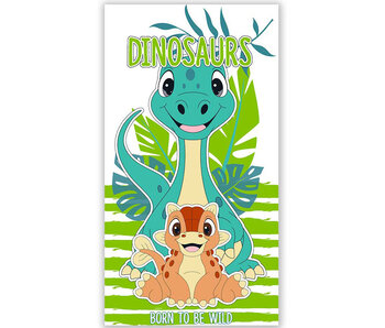 Dinosaurus Strandtuch Born to be Wild 70 x 140 Polyester