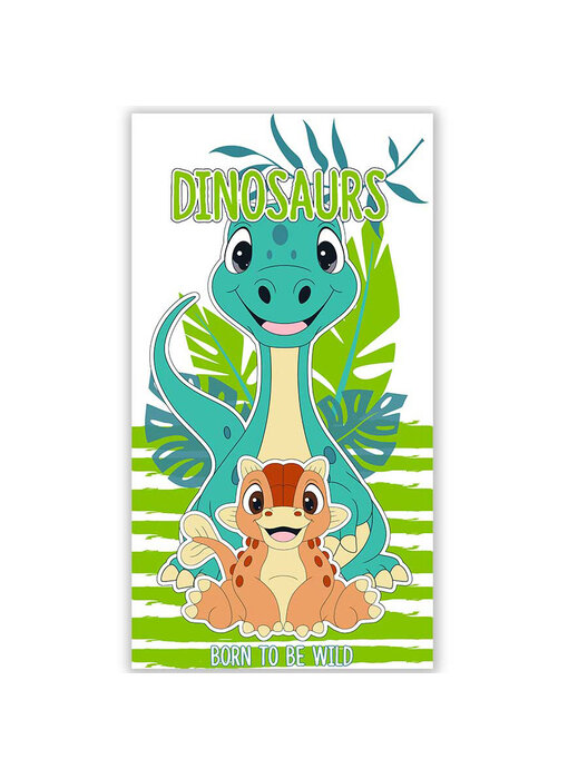 Dinosaurus Serviette de plage Born to be Wild 70 x 140 Polyester