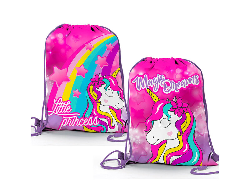 Unicorn Turnbeutel, Magic Dreams – 39 x 31 cm – Polyester