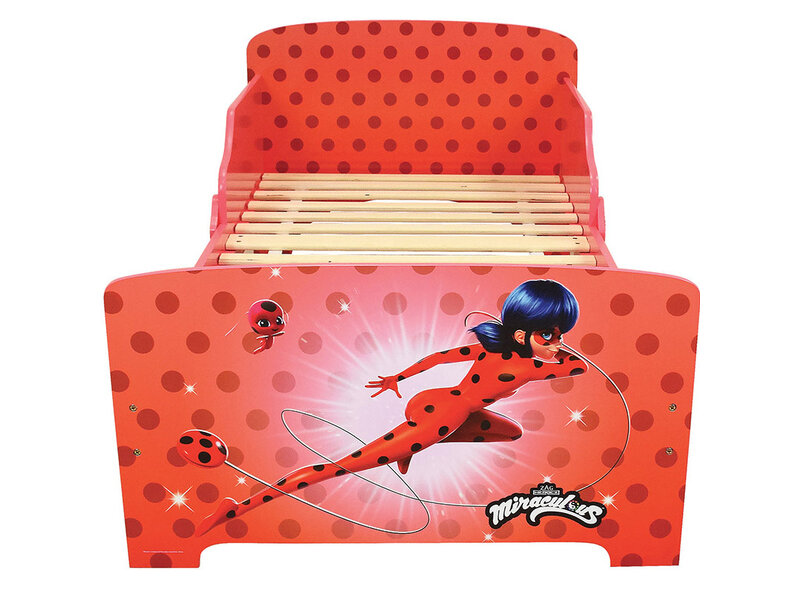 Miraculous Peuter Bed Power of Luck - 70 x 140cm - Multi - Inclusief lattenbodem