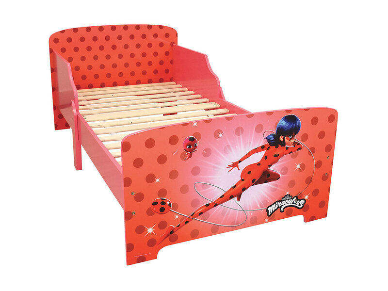 Miraculous Peuter Bed Power of Luck - 70 x 140cm - Multi - Inclusief lattenbodem