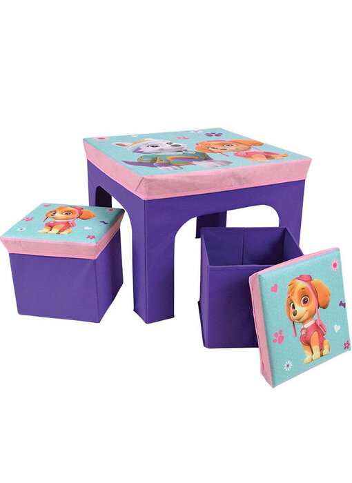 PAW Patrol Table pliante et 2 tabourets Girl