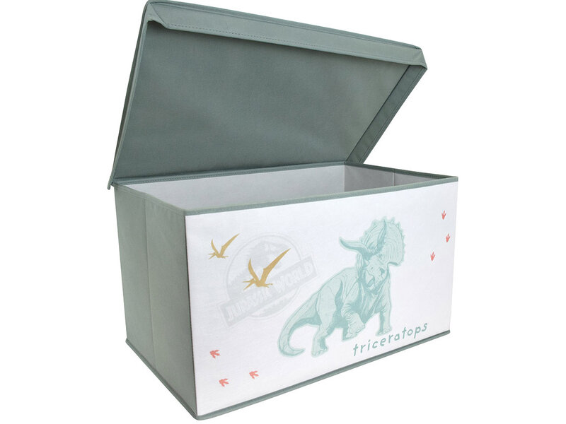 Jurassic World Toy box Foldable, Triceratops - W 56.5 x D 36 cm x H31 cm