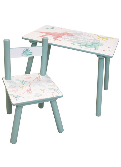 Jurassic World Table avec 1 chaise Dinosaure - 2 pièces