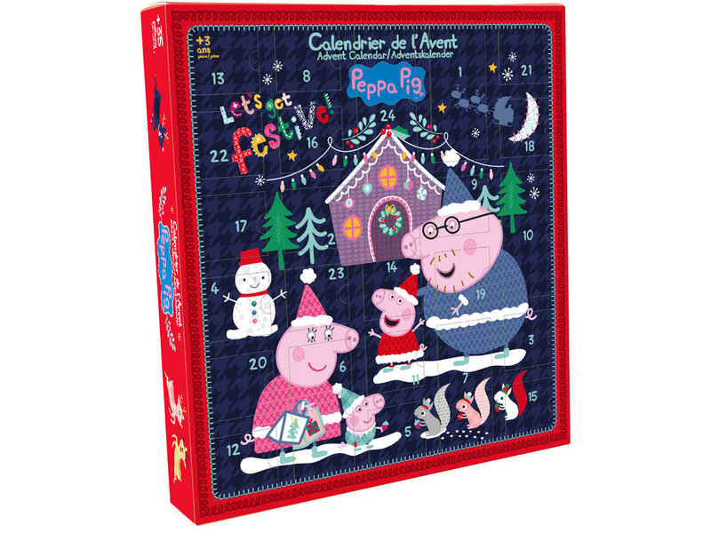 Peppa Pig Advent calendar (35 pcs.) - 39 x 36 x 6 cm - Div.