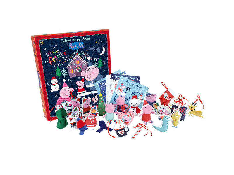 Peppa Pig Advent calendar (35 pcs.) - 39 x 36 x 6 cm - Div.