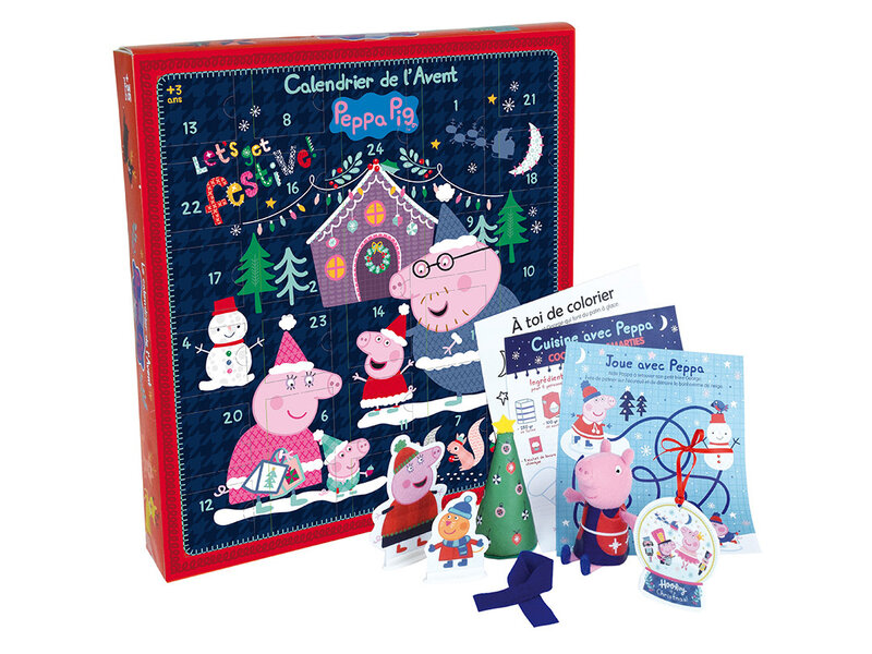 Peppa Pig Advent calendar (35 pcs.) - 39 x 36 x 6 cm - Div.