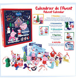 Peppa Pig Calendrier de l'Avent (35 pièces) - 39 x 36 x 6 cm - Div.