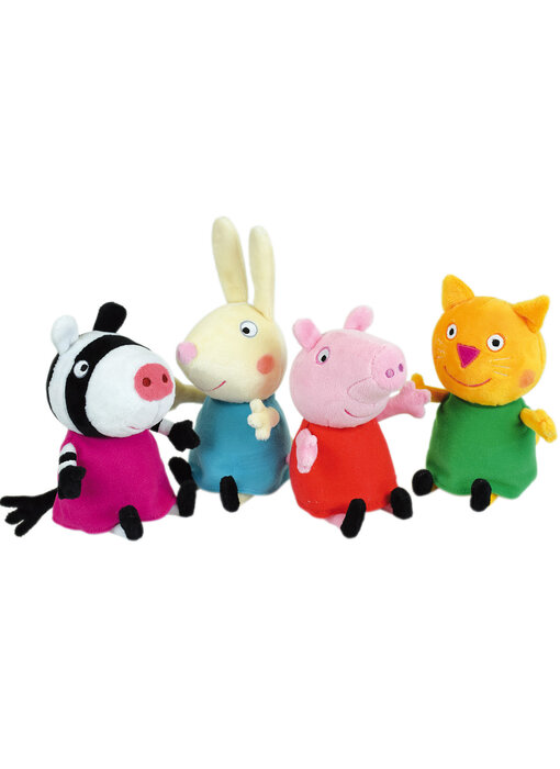 Peppa Pig Kuscheltiere Friends 4er-Set ± 17 cm