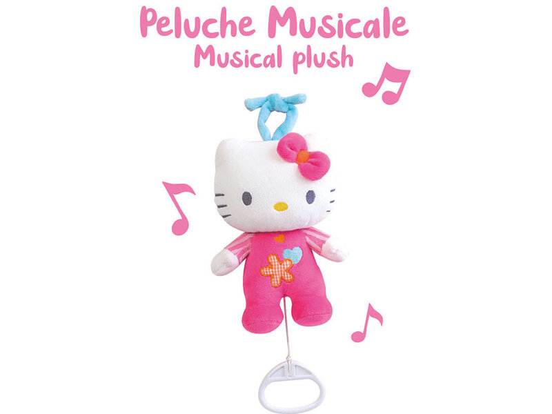 Hello Kitty Muziekknuffel Baby - ± 19 cm - Pluche