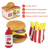 Jemini Menu Tini Cook Burger - 16 pièces - Peluche