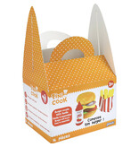 Jemini Menu Tini Cook Burger - 16 pièces - Peluche