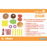 Jemini Menu Tini Cook Burger - 16 pièces - Peluche