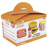 Jemini Menu Tini Cook Burger - 16 pièces - Peluche