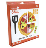 Jemini Tini Cook Pizza - 22 pièces - Peluche