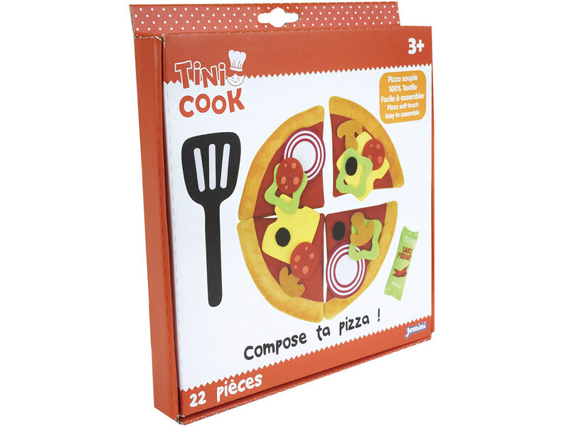 Jemini Tini Cook Pizza - 22 pieces - Plush