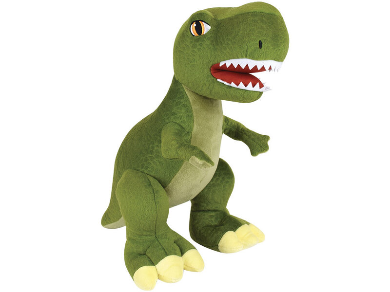 Dinosaurus Knuffel Tyrannosaurus - geluid en licht -  ± 39 cm