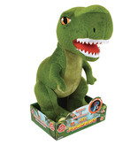 Dinosaurus Knuffel Tyrannosaurus - geluid en licht -  ± 39 cm