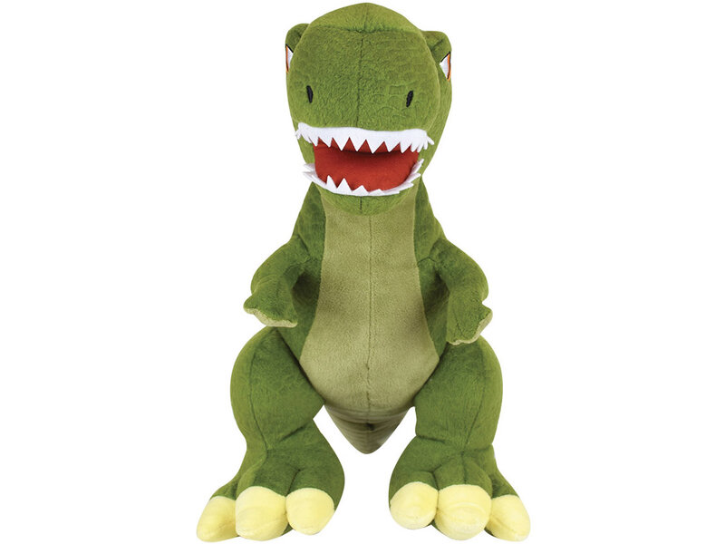 Dinosaurus Knuffel Tyrannosaurus - geluid en licht -  ± 39 cm