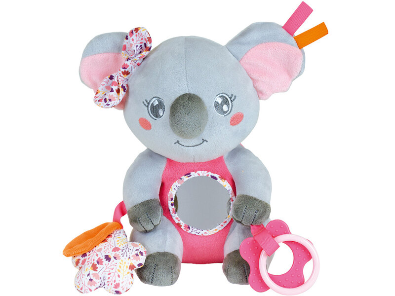Mimi Koala Activiteiten Knuffel Pink - ± 24 cm - Pluche