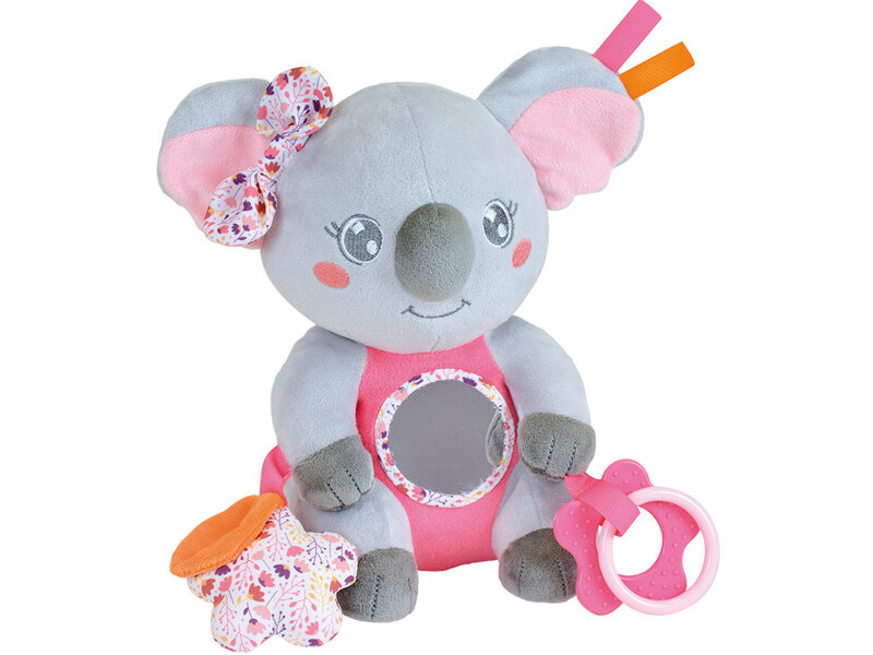 Mimi Koala Peluche Activités Rose - ± 24 cm - Peluche