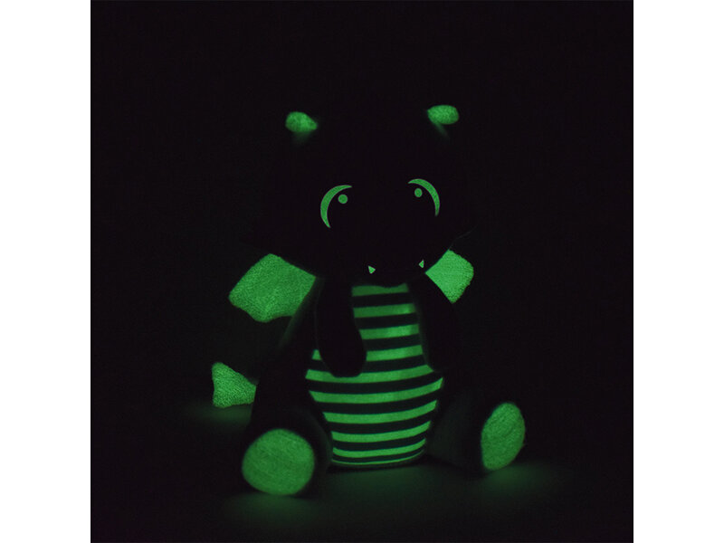 Leon de Draak Peluche Glow in the Dark - ± 21 cm - Peluche