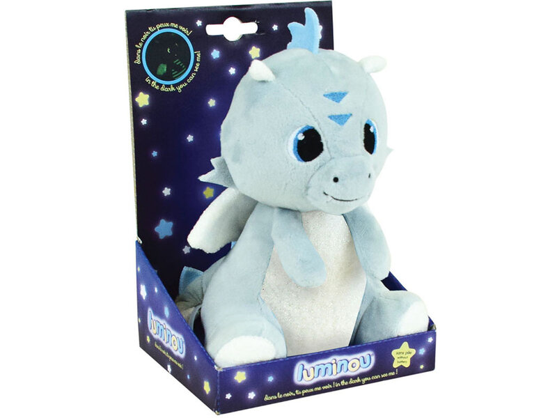 Leon de Draak Peluche Glow in the Dark - ± 21 cm - Peluche